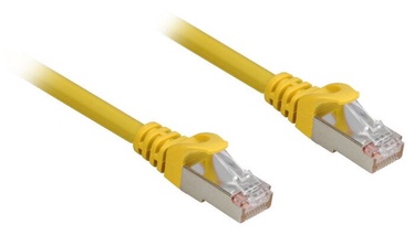 Juhe Sharkoon RJ45 CAT.6a SFTP LSOH Network Cable 0.5m HalogenFree Yellow