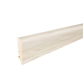 Põrandaliist valge Saar 16x60x2200mm P50