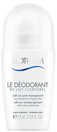 Deodorant naistele Biotherm Le Deodorant By Lait Corporel, 75 ml