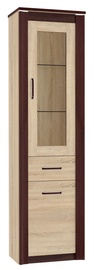 ML Meble Oliwier 06 Display Case Sonoma Oak