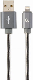 Gembird USB To Lightning Premium Spiral Metal Cable 2m