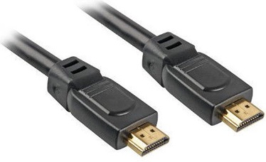 Juhe Sharkoon HMDI / HDMI, must, 10 m