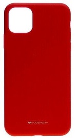 Mercury Fiber Soft Touch Matte Back Case For Apple iPhone 11 Pro Red