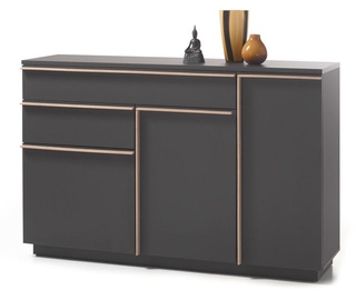 Black Red White Brindisi Chest Of Drawers 40x150x98cm Grey