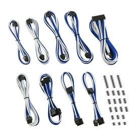 CableMod C-Series ModMesh Classic Cable Kit for Corsair RMi/RMx/RM(Black Label) White/Blue