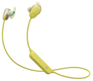 Ausinės Sony WI-SP600N Yellow, belaidės