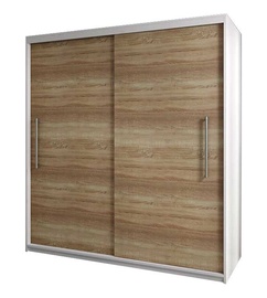 Idzczak Meble Rico 2D Wardrobe White/Sonoma Oak