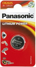 Baterijas Panasonic 8226, CR2025, 3 V, 1 gab.