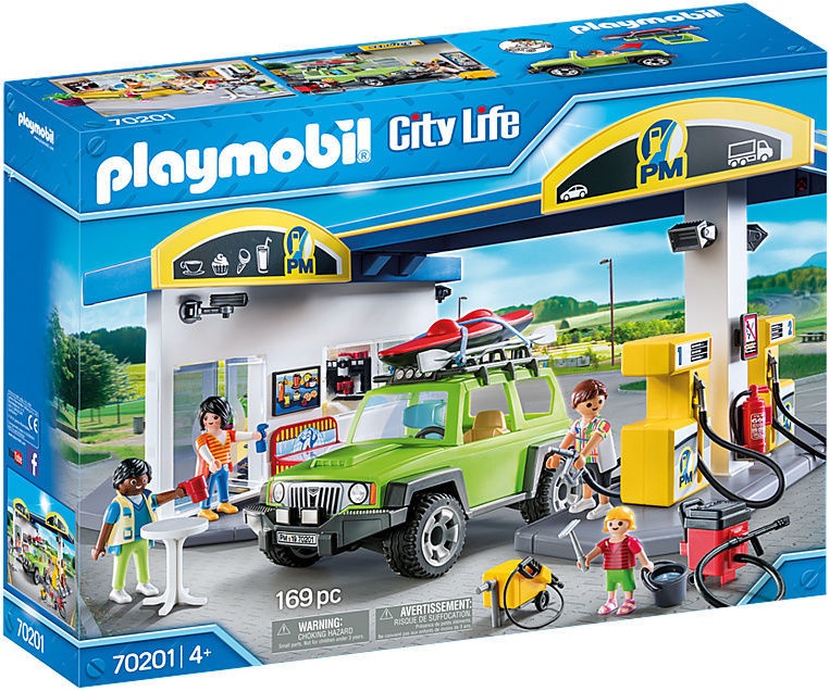 Конструктор Playmobil City Life Gas Station 70201 70201, пластик