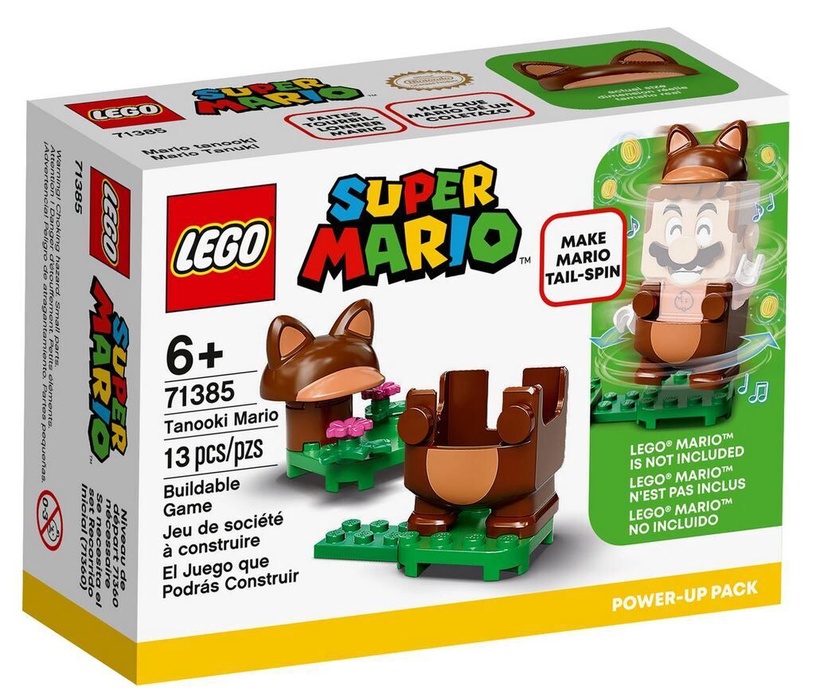 Konstruktor LEGO Super Mario Tanooki Mario Power-Up Pack 71385, 13 tk