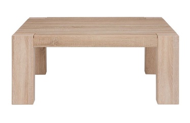Kohvilaud Black Red White Rectangle Sonoma Oak, 1100x680x485 mm