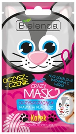 Bielenda Crazy Mask Purifying Sheet Mask Cat 1pcs