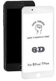 Qoltec 6D Premium Tempered Glass Screen Protector For Apple iPhone 7 Plus/8 Plus White