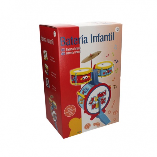 Laste trumm Reig Musicales Funny Music Bateria Infantil