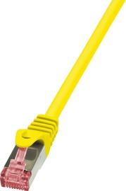 LogiLink Patch Cable Cat.6 S/FTP PIMF PrimeLine 0.25m Yellow