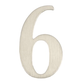 Durvju numurs Vagner SDH SS-6, 62 mm, nerūsējošais tērauds, nerūsējošā tērauda