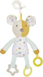 Игрушка для коляски Canpol Babies Mouse, белый/желтый