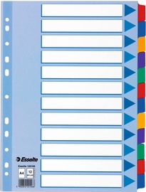 Esselte Separators 1-12 Colorful Without Numbers