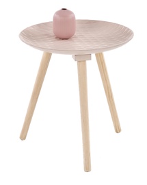 Kavos staliukas Halmar Bingo Light Pink, 400x400x420 mm