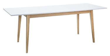 Pusdienu galds Signal Meble Cesar White, 1600x800x750 mm
