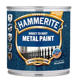 Краска-эмаль, для металлоконструкций, защита от коррозии Hammerite Hammered, блестящий, 0.25 l, темно-зеленый