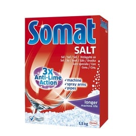 Соль для посудомоечной машины Somat, 1.5 кг
