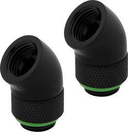 Corsair Hydro X Series 45° Rotary Adapter Twin Pack Black