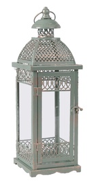 Home4you Venezia 2 Latern 13x13x39cm Mint Green/Copper