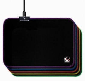 Pelės kilimėlis Gembird Gaming Mousepad, 25 cm x 25 cm x 0.4 cm, juoda