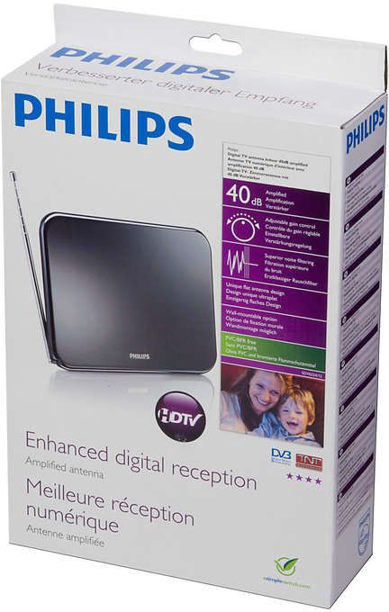 ТВ aнтенна Philips SDV 6224/12, 470 - 862 МГц, 42 дБ