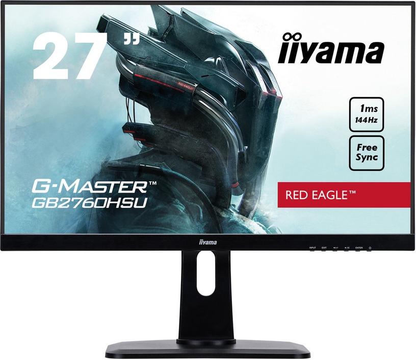 Monitorius Iiyama G-Master GB2760HSU-B1, 27", 1 ms