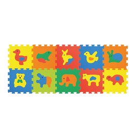 Коврик - пазл Eva Puzzle Mat Animals ST-1005B3, 32 см x 32 см