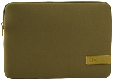 Klēpjdatoru soma Case Logic Reflect Laptop Sleeve Capulet Olive/Green Olive, olīvzaļa, 13.3"