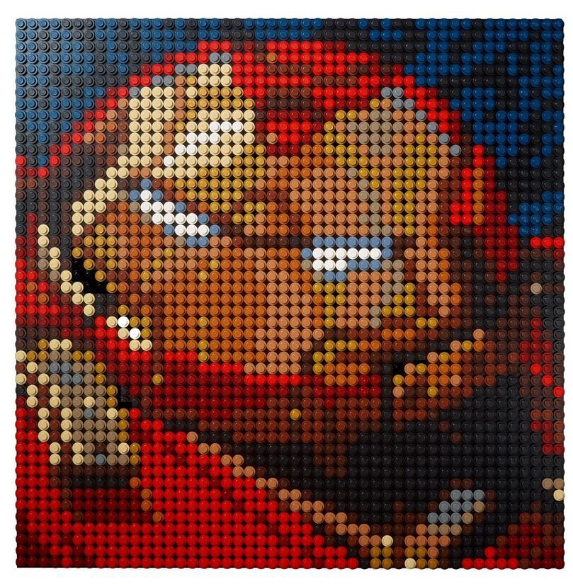 Konstruktor Constructor LEGO Art Marvel Studiose Raudmees 31199