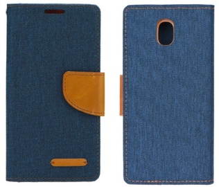 Forcell Canvas Flexi Flip Book Case For Xiaomi Redmi 5A Dark Blue