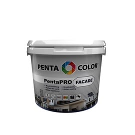 Krāsa Pentacolor Pentapro Facade, balta, 10 l