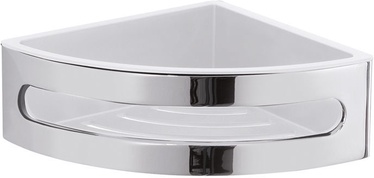 Gedy Maldive Corner Shower Basket Chrome/White