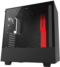 NZXT H500 Mid Tower ATX Series Black/Red
