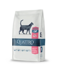 Sausā kaķu barība Quattro, 0.4 kg