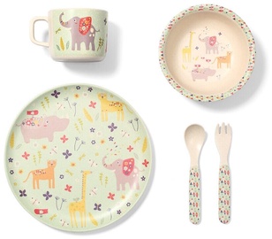 BabyOno Feeding Set Forest Green