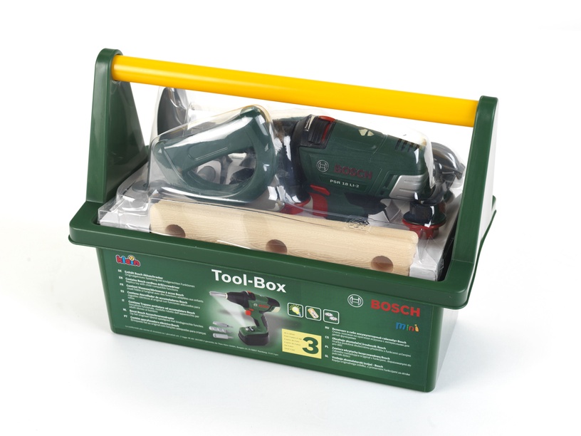 Rotaļu meistara instrumenta komplekts Klein Bosch Mini Tool Box 8520