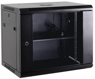 Netrack Wall Cabinet 19'' 15U/600mm Glass Grey