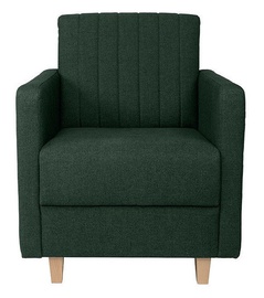 Fotelis Black Red White Beira ES Dark Green, 74x86x91 cm