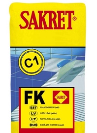 Plytelių klijai Sakret FK C1, 25 kg