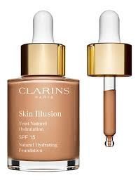 Jumestuskreem Clarins Skin Illusion Natural Hydrating SFP15 105 Nude, 30 ml