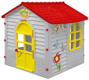 Mochtoys Garden House Grey/Red 11156