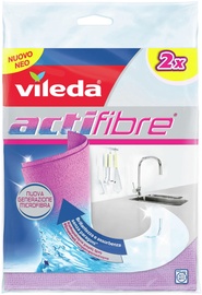 Lupatiņas, universāli Vileda ActiFibre ActiFibre, zila, mikrošķiedras, 2 gab.