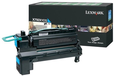 Tonera kasete Lexmark, zila