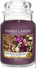 Aromātiskā svece Yankee Candle Classic Large Jar Moonlit Blossoms, 623 g, 110 h