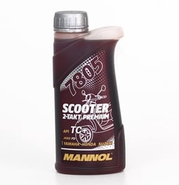 Масло Mannol Scooter 2-Takt Premium, полусинтетическое, для мототехники, 0.5 л